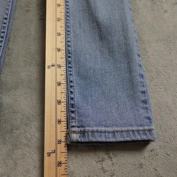 Free People Jeans Women's Size 26 Blue Denim Skinny Straight Activewear - Picture 3 of 10